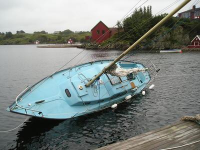 Skrovgenomföring båten